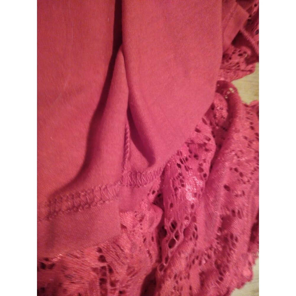 Miusol Womens Sz S Formal Dress Sleeveless Red Floral Lace Maxi Open Back NWT - Picture 8 of 8